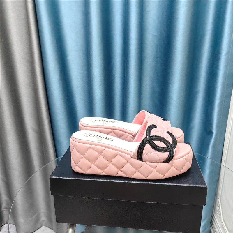 Ch**el large pair of c slippers replica shoes