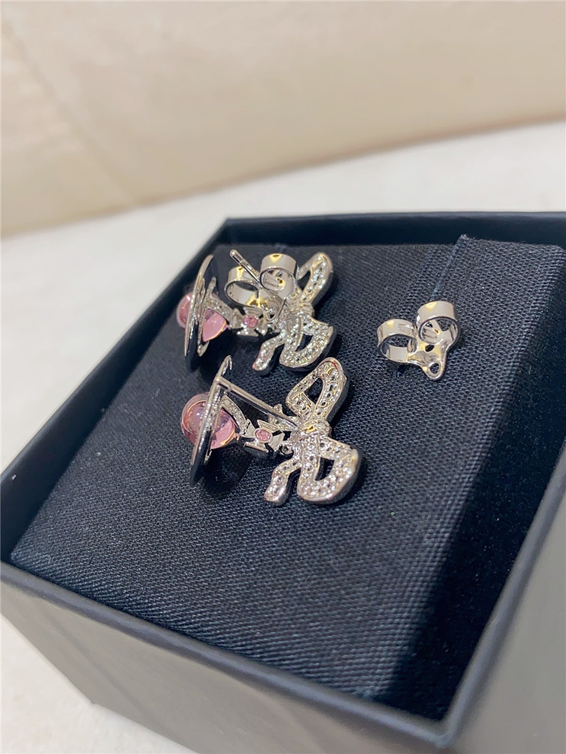 u1u1enne westwood saturn three-dimensional earrings