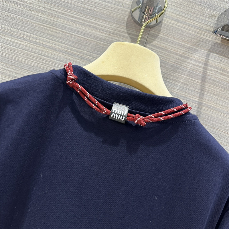 M1um1u necklace design temperament t-shirt replica clothing