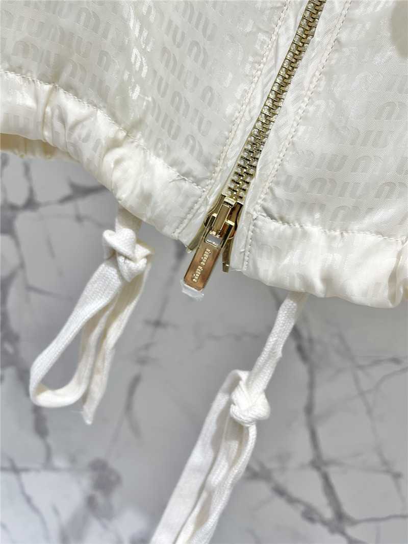 M1um1u belted jacket replica d&g clothing