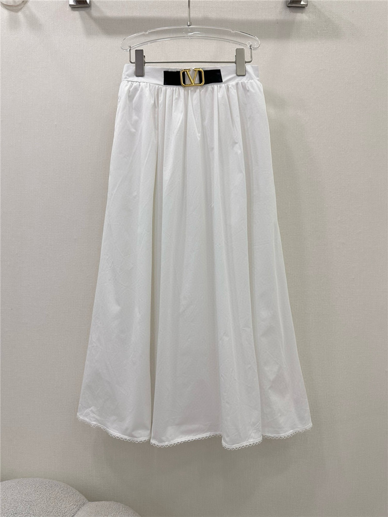 Va1e*ntin0 high waist slimming long skirt replica clothing sites