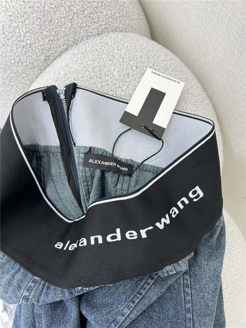 A1exa*der wang denim skirt replica designer clothing websites