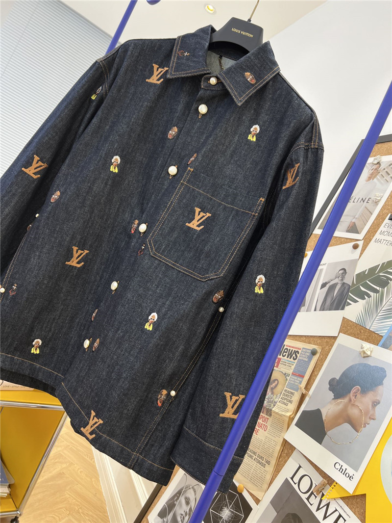 l0vis Vvtt0n lv new denim jacket replica clothes