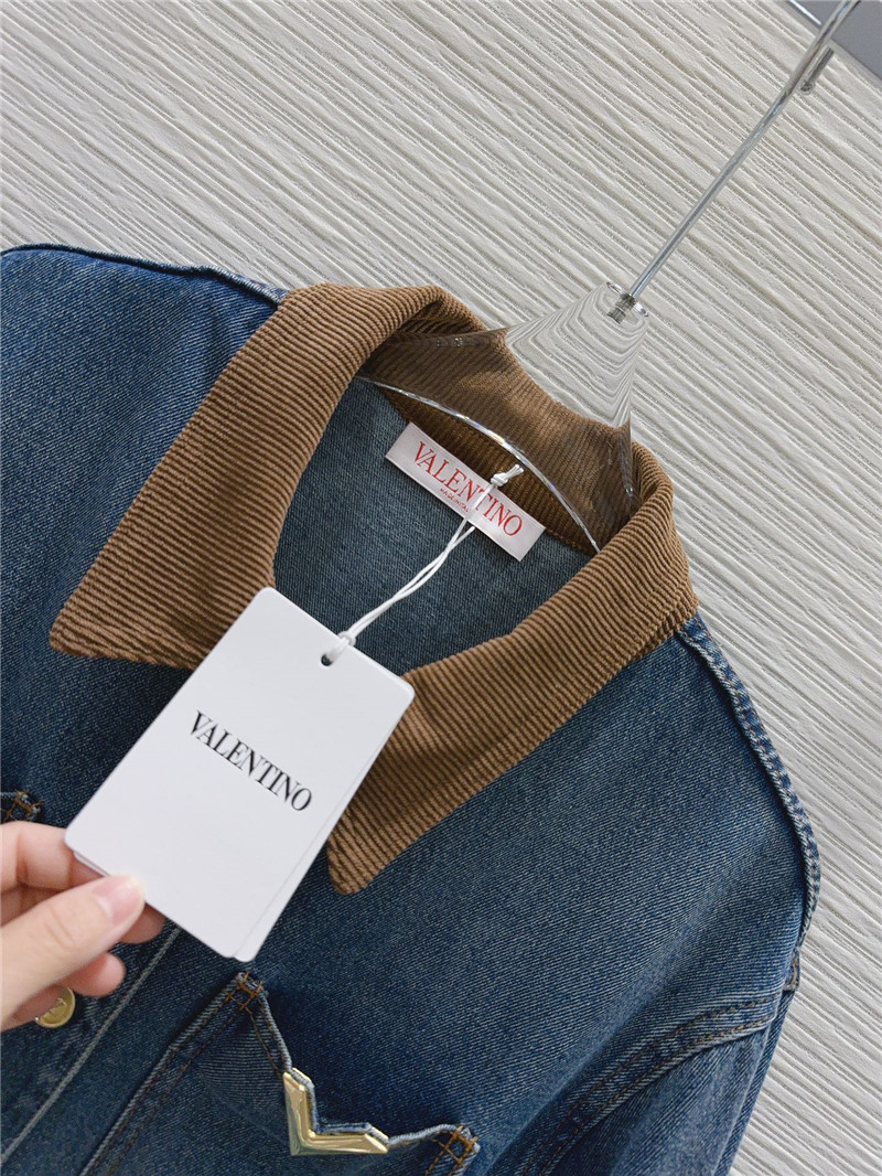 Va1e*ntin0 denim jacket cheap replica designer clothes