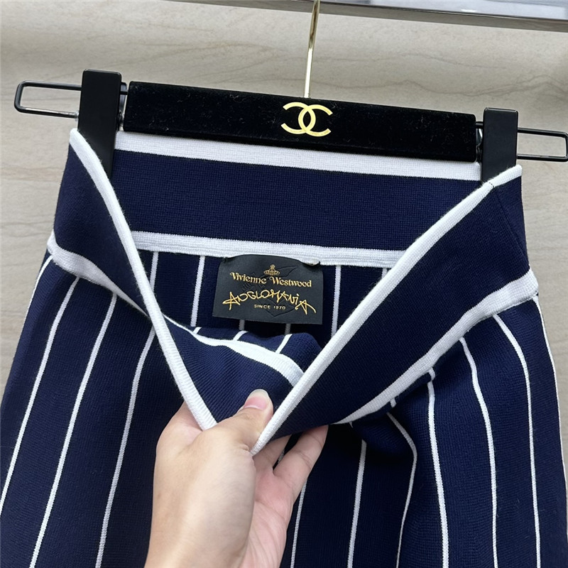u1u1enne westwood high-waisted knitted mini skirt replica clothes