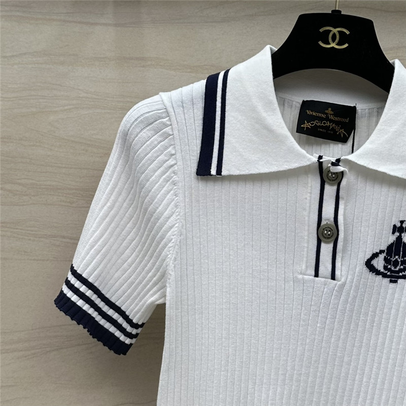 u1u1enne westwood polo collar top replicas clothes