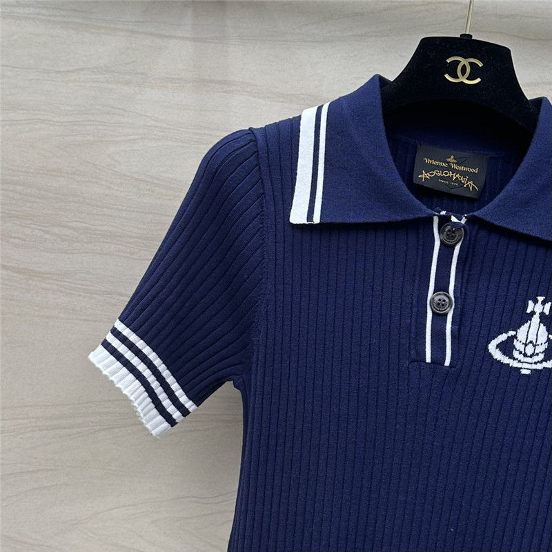 u1u1enne westwood polo collar top replicas clothes