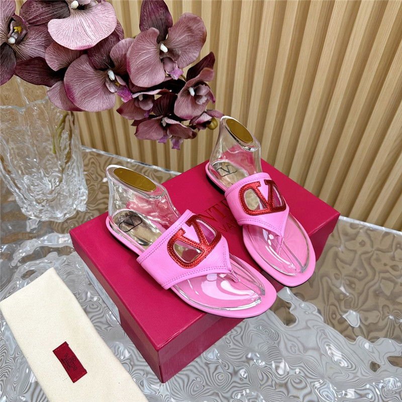 va1e*ntin0 hollow logo slippers Marg*e1a replica shoes