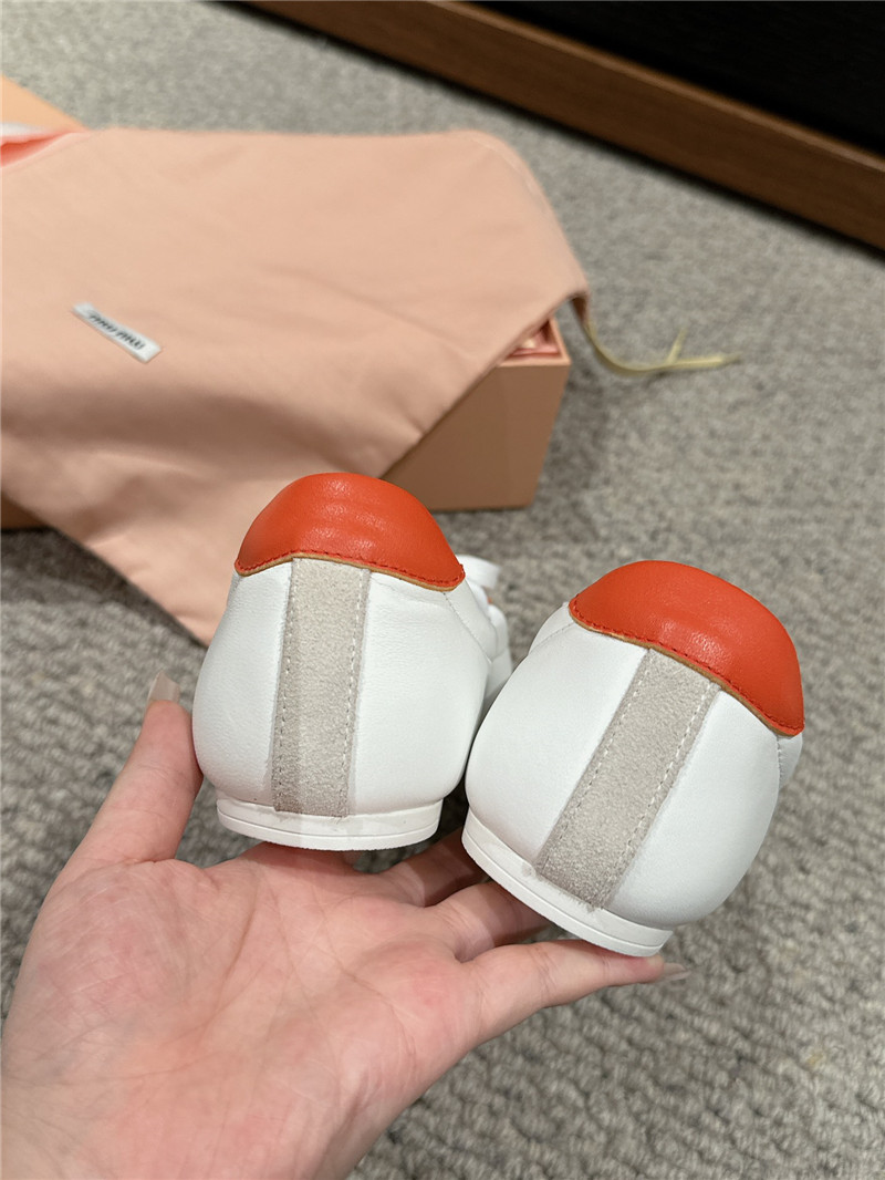 M1um1u flat bun shoes replica shoes