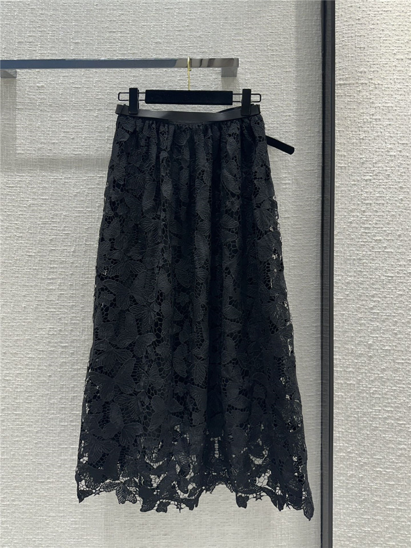 D10r water soluble floral fabric skirt replica d&g clothing