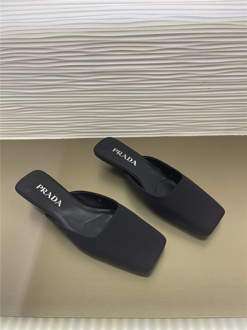 Pra*a genuine leather injection logo and semi-trail replica shoes