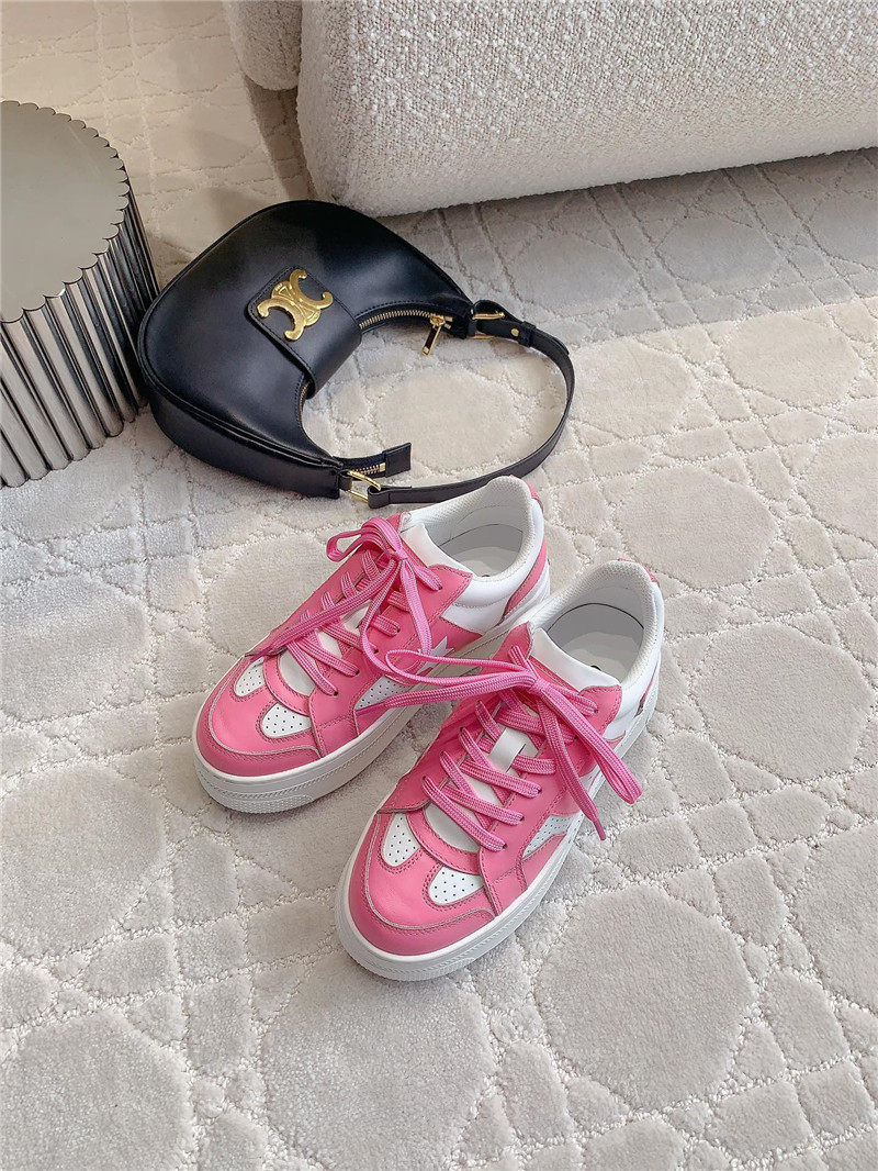 D10r platform green sneakers pink