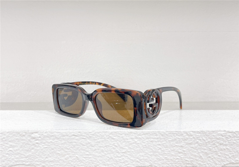 Gvc*1 luxury rectangular sunglasses