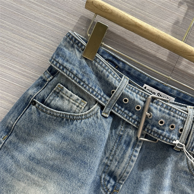 acne studios straight denim shorts cheap replica designer clothes