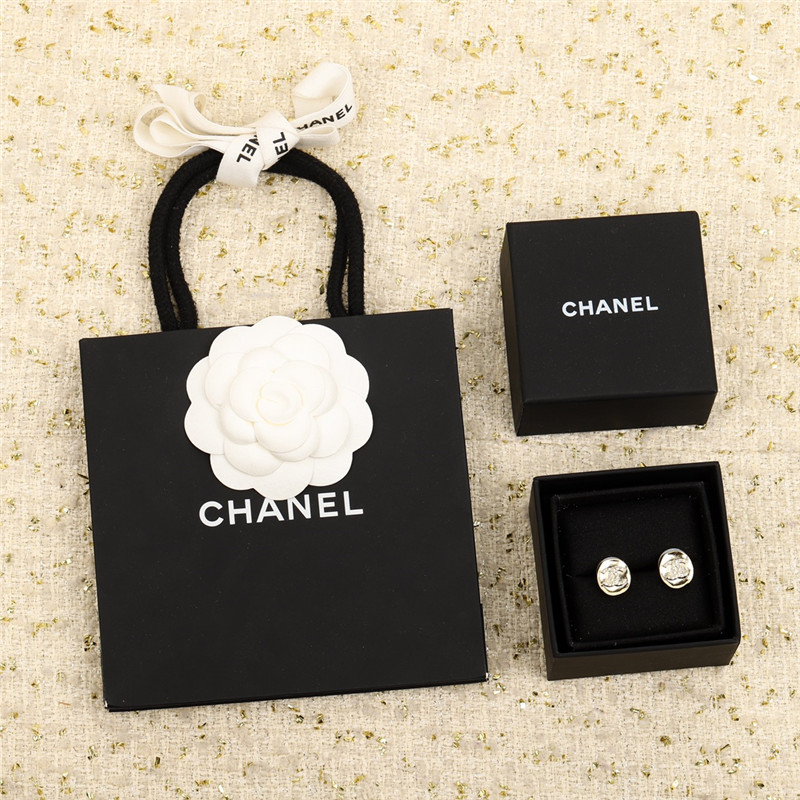 Ch**el coin double c earrings