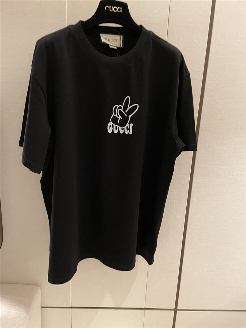 Gvc*1 classic logo cotton short sleeve replica d&g clothing