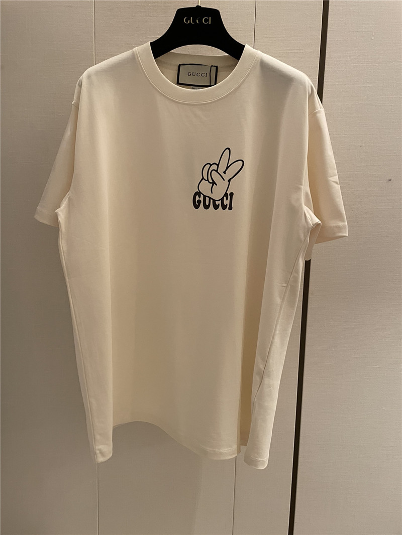 Gvc*1 classic logo cotton short sleeve replica d&g clothing