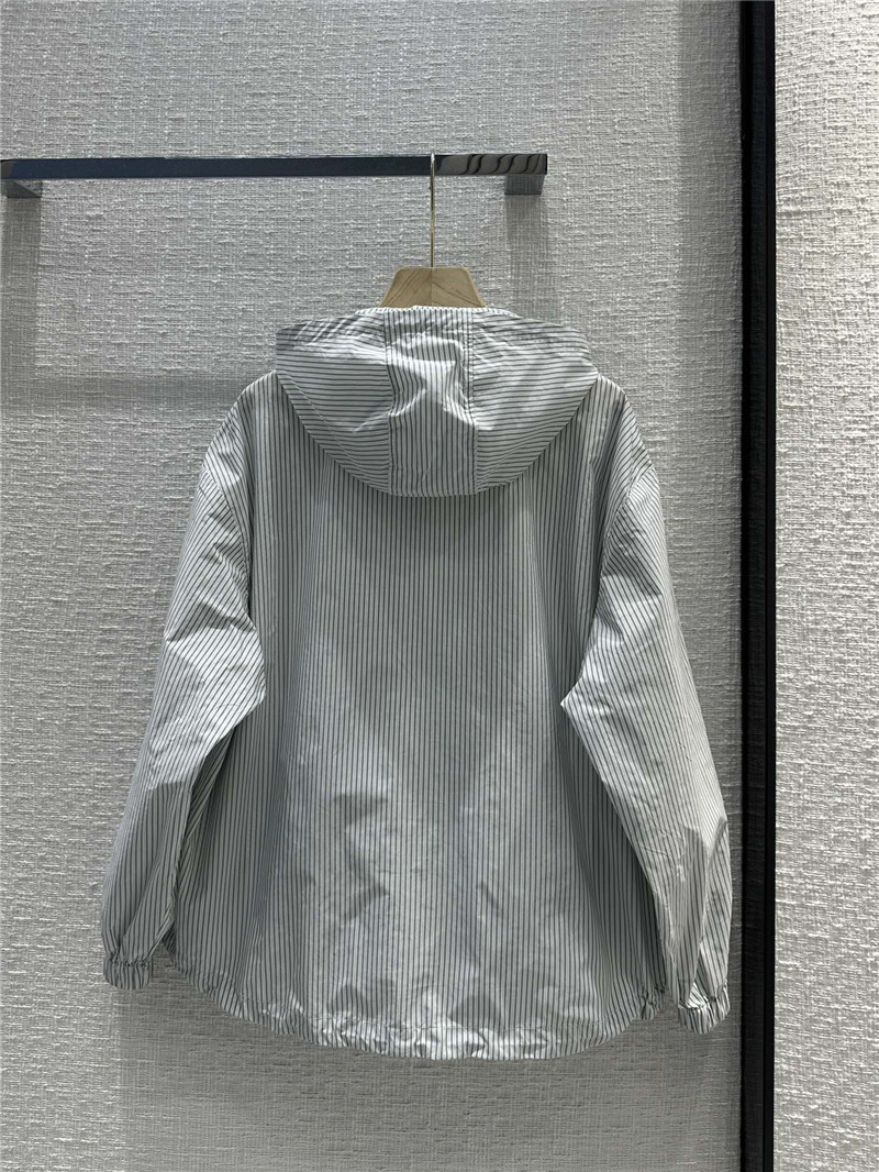 Moncler casual striped light windbreaker replica designer clothes