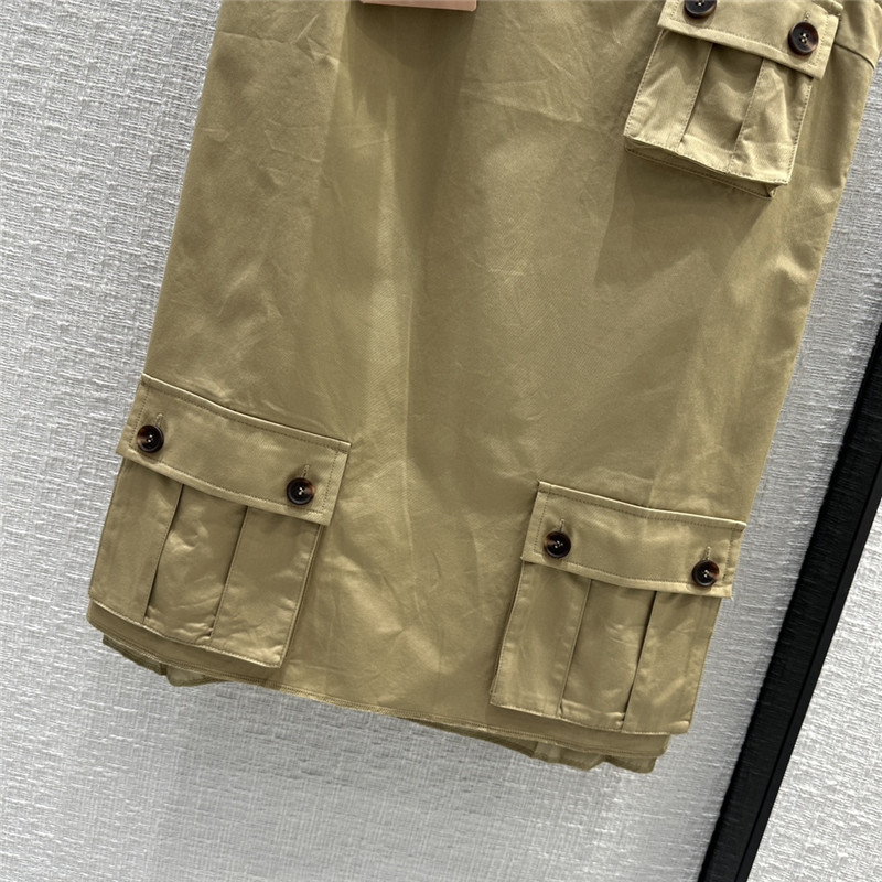 M1um1u cargo pocket vest dress replica clothing sites