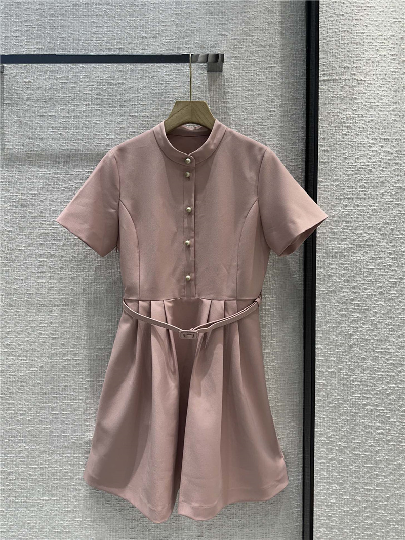 D10r pearl button hepburn style dress replica designer clothes