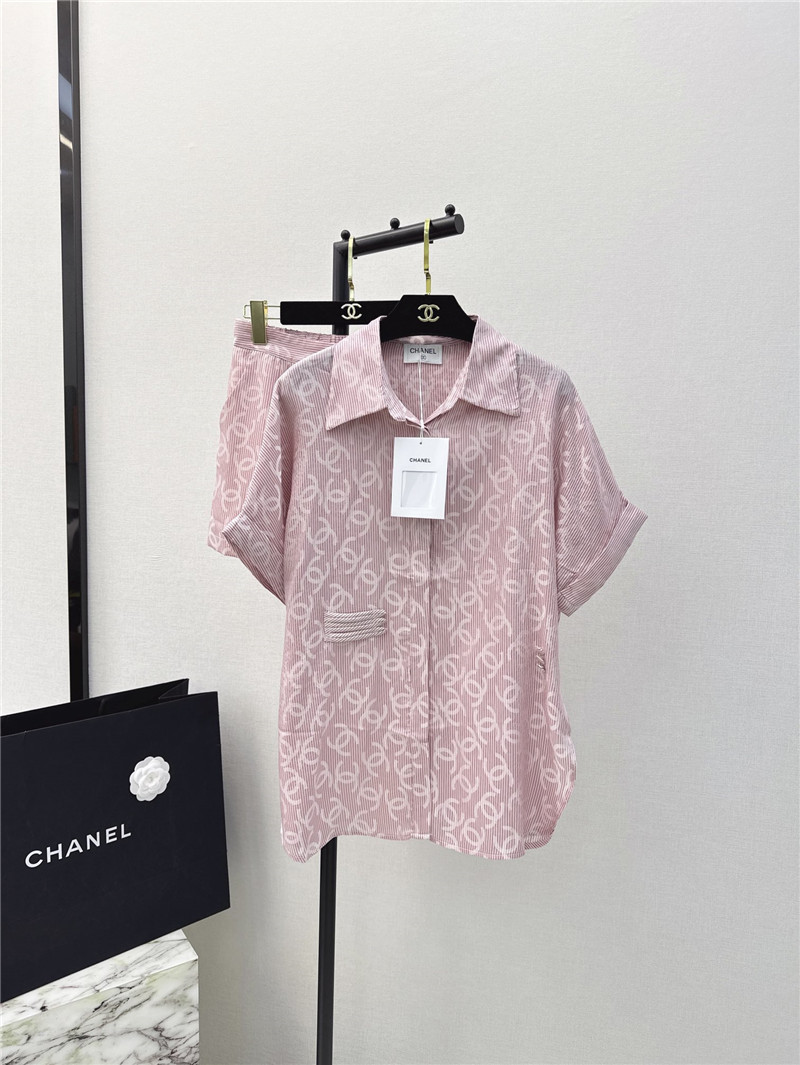 Ch**el logo print suit replica designer clothes