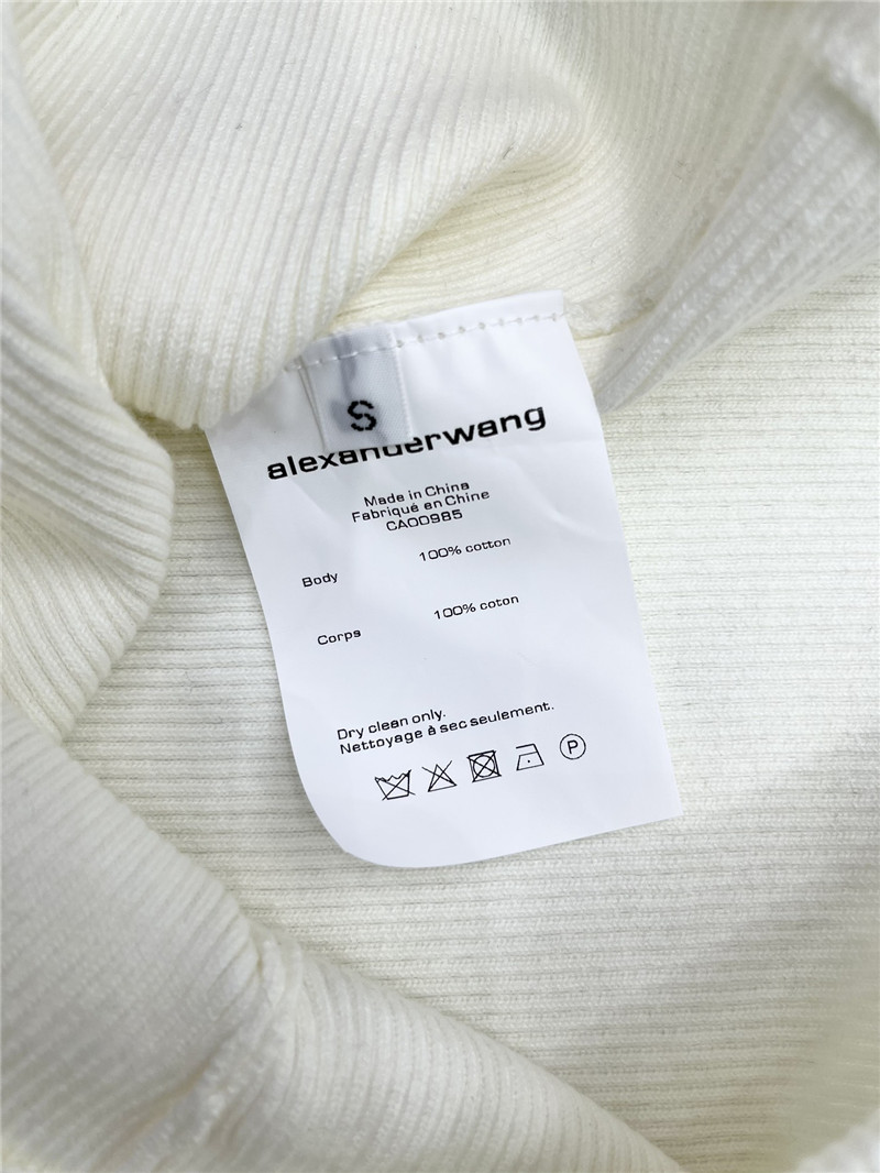 A1exa*der wang round neck short sleeve replica clothes