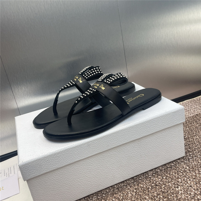 D10r eclat thong sandal black