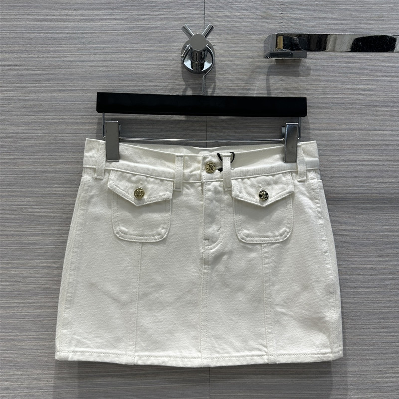 Ce1i*e new denim skirt replica clothing