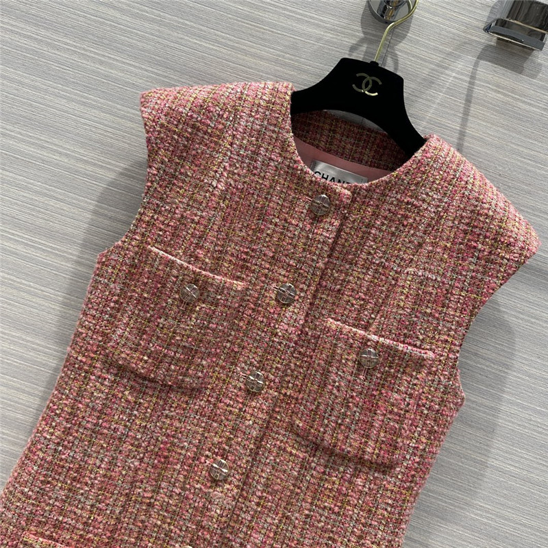 Ch**el woven tweed dress replica d&g clothing