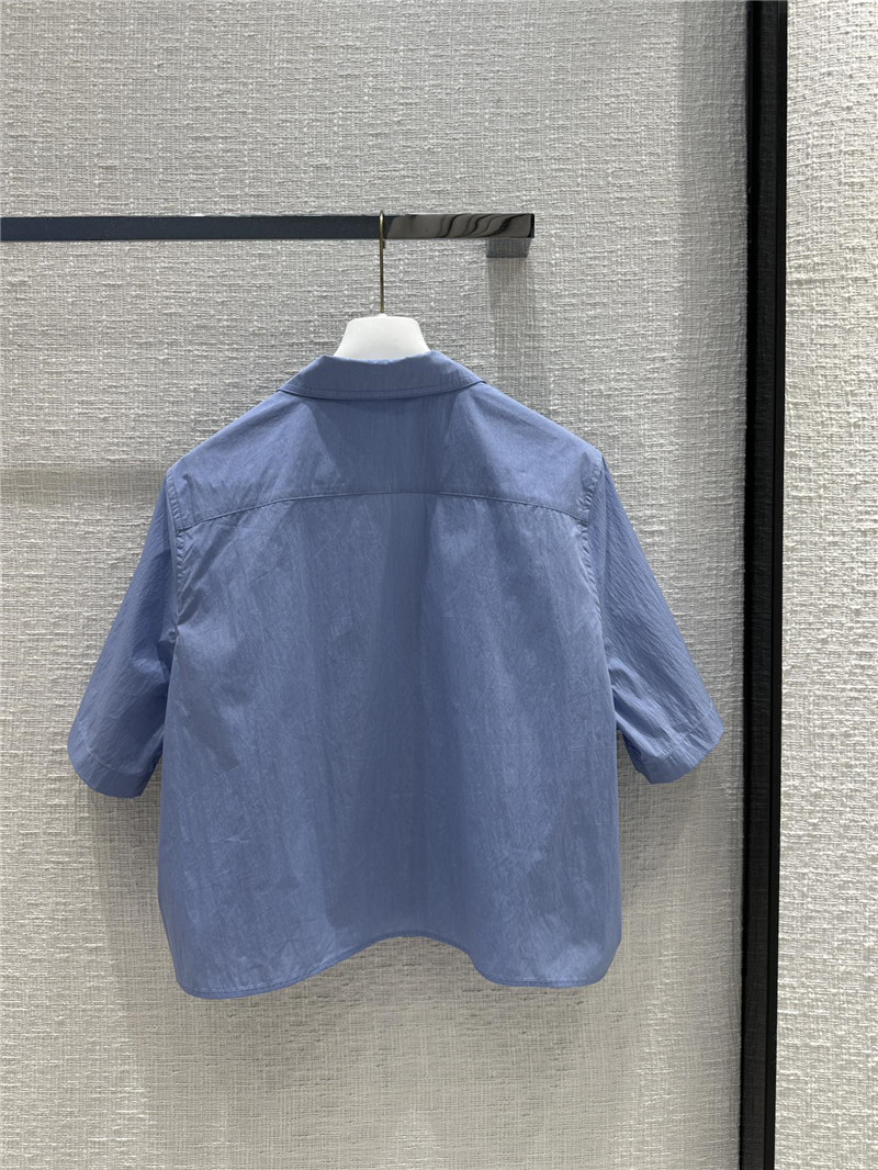 L0ew* preppy embroidered shirt replica designer clothes