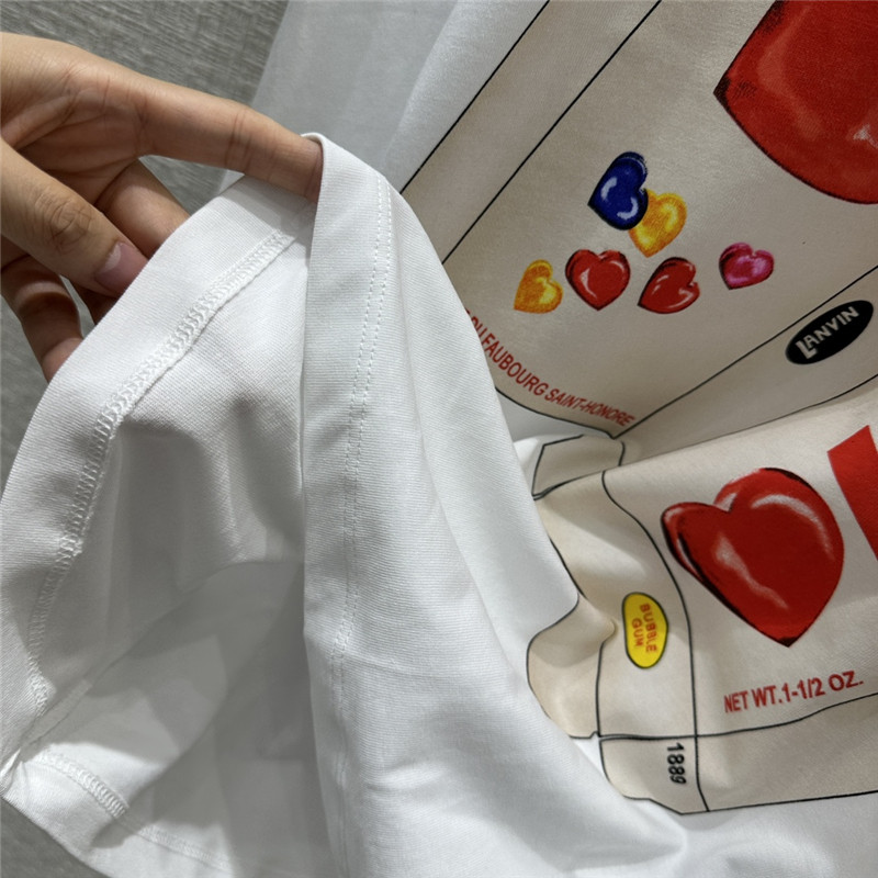LANVIN printed T-shirt replica d&g clothing