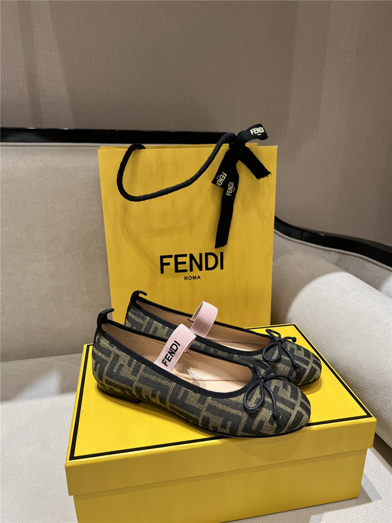 F**di junior ballet flats
