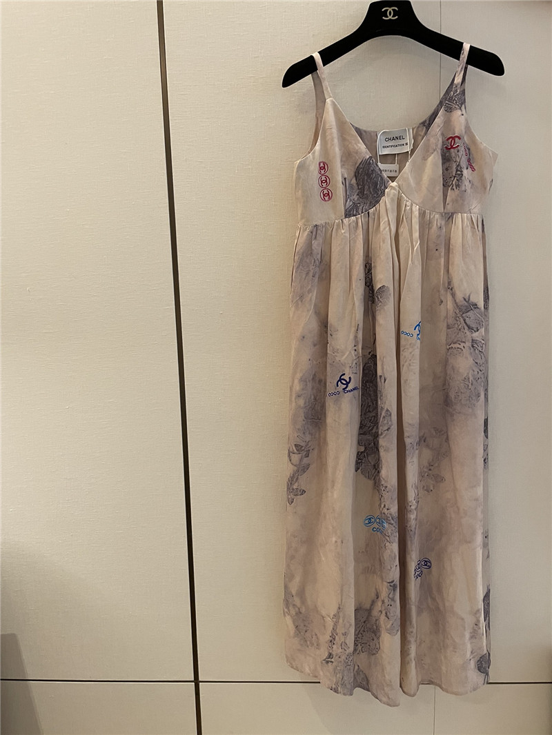 Ch**el new ink print dress replica d&g clothing