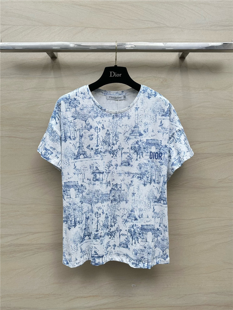 D10r parent-child series limited print t-shirt replica clothing