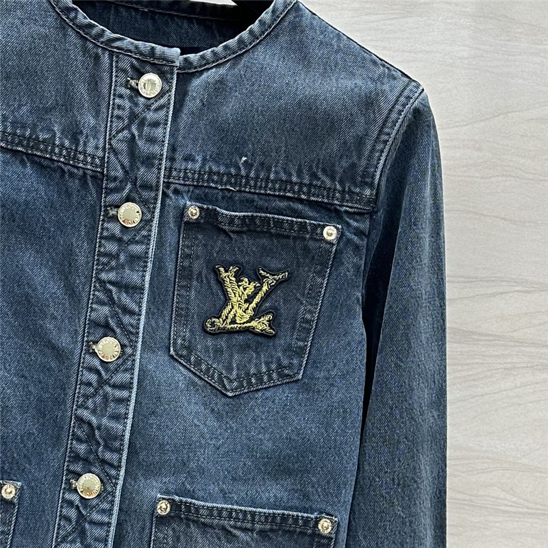 l0vis Vvtt0n lv nautical series denim jacket replica clothes