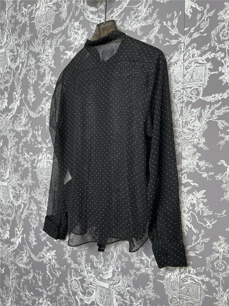 D10r silk polka dot shirt replica clothes