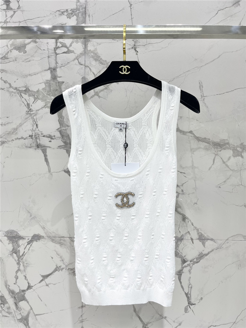 Ch**el new knitted vest replica d&g clothing