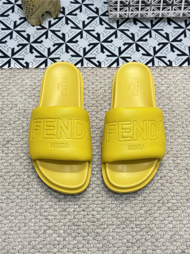 F**di roma slides yellow