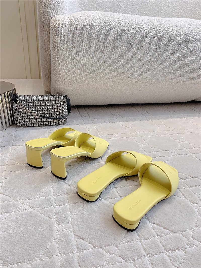 Ba1en*iaga duty free yellow women’s sandals