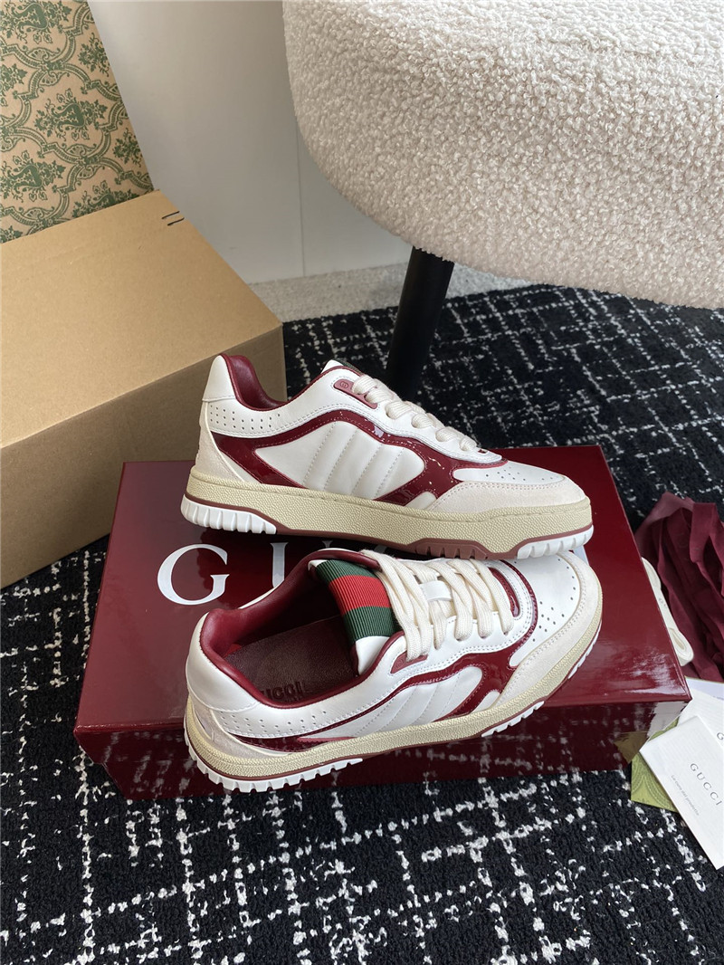 Gvc*1 red lace-up sneakers for ladies