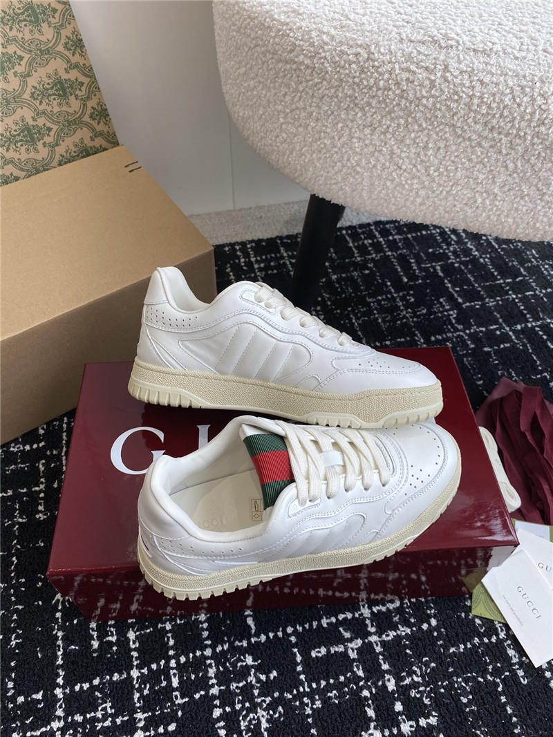 Gvc*1 white lace-up sneakers for ladies