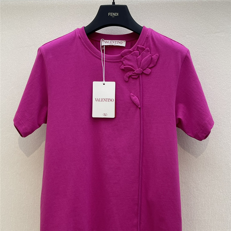Va1e*ntin0 cotton t-shirt replica designer clothes