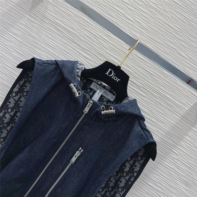 D10r denim vest replica designer clothes