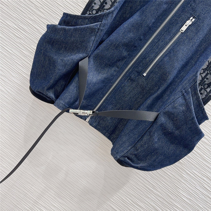 D10r denim vest replica designer clothes