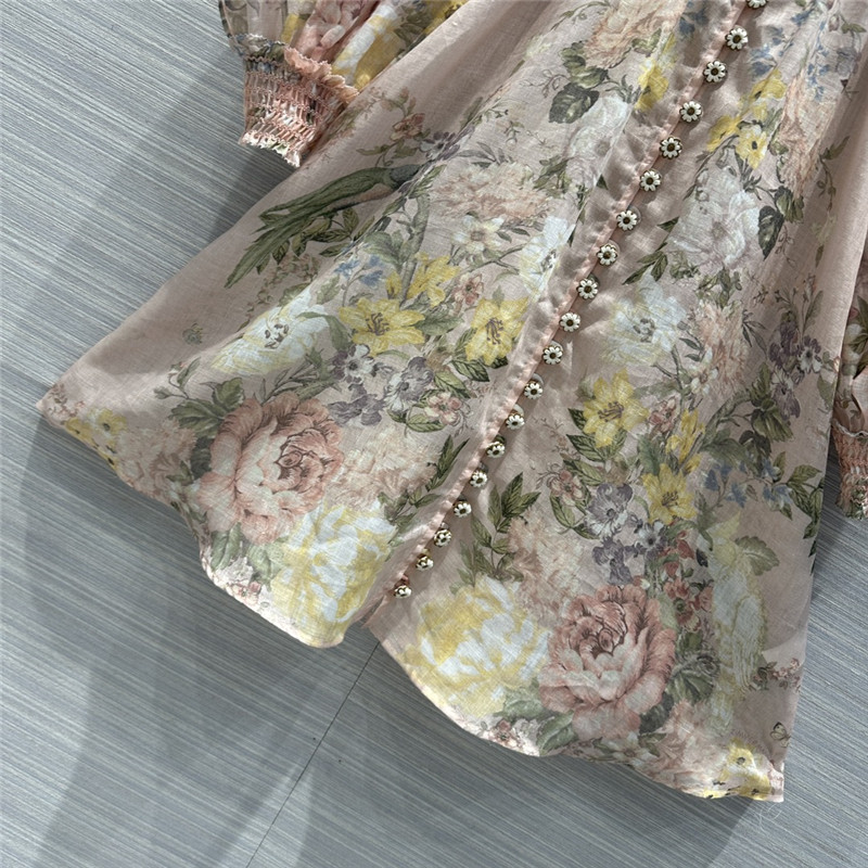 zimm high-end silk and linen shirt replica d&g clothing