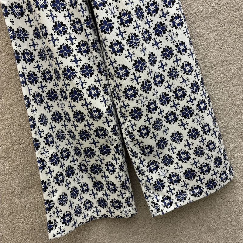 l0vis Vvtt0n lv high waist wide leg pants replica designer clothes