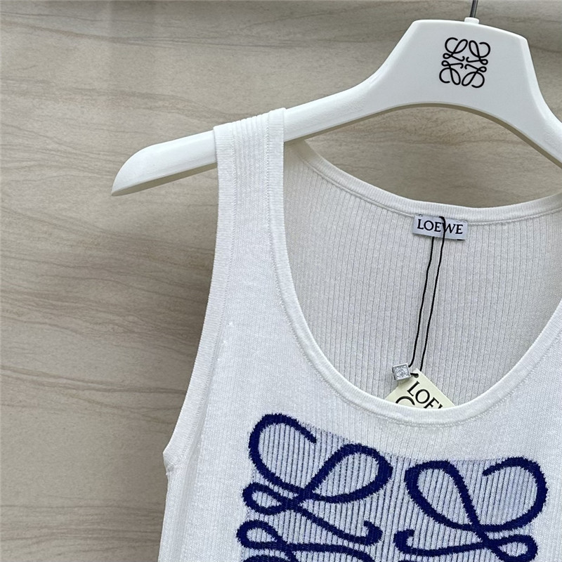 L0ew* knitted vest top replica designer clothing websites