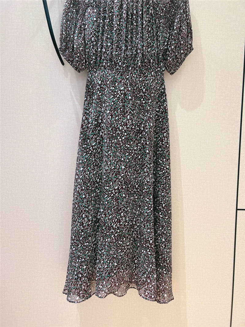 D10r patchwork ruffle collar dress replica d&g clothing