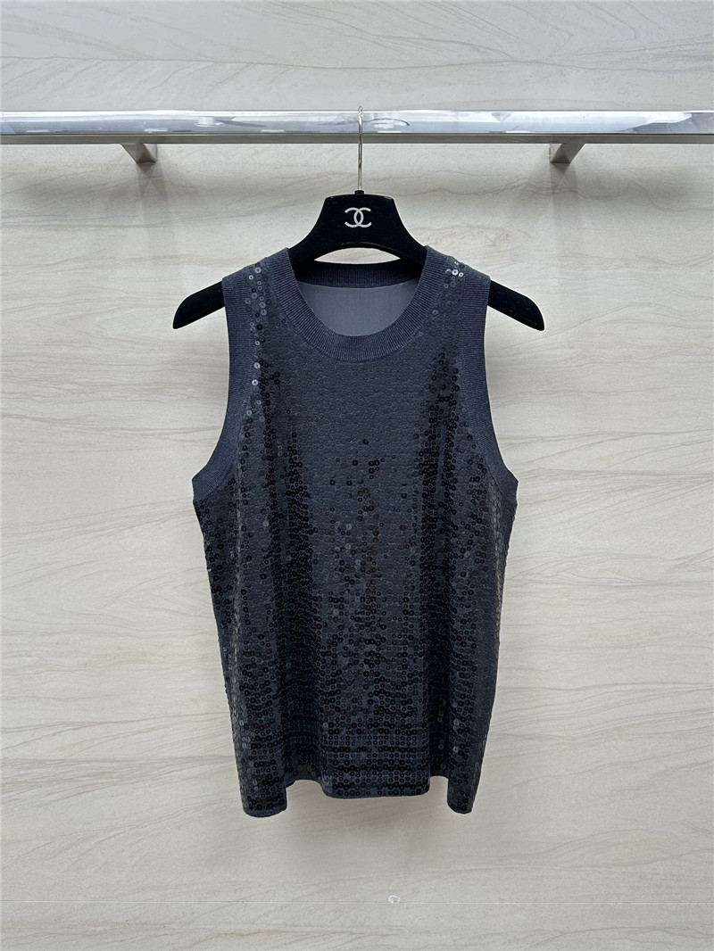 BC Black Sequin Tank Top