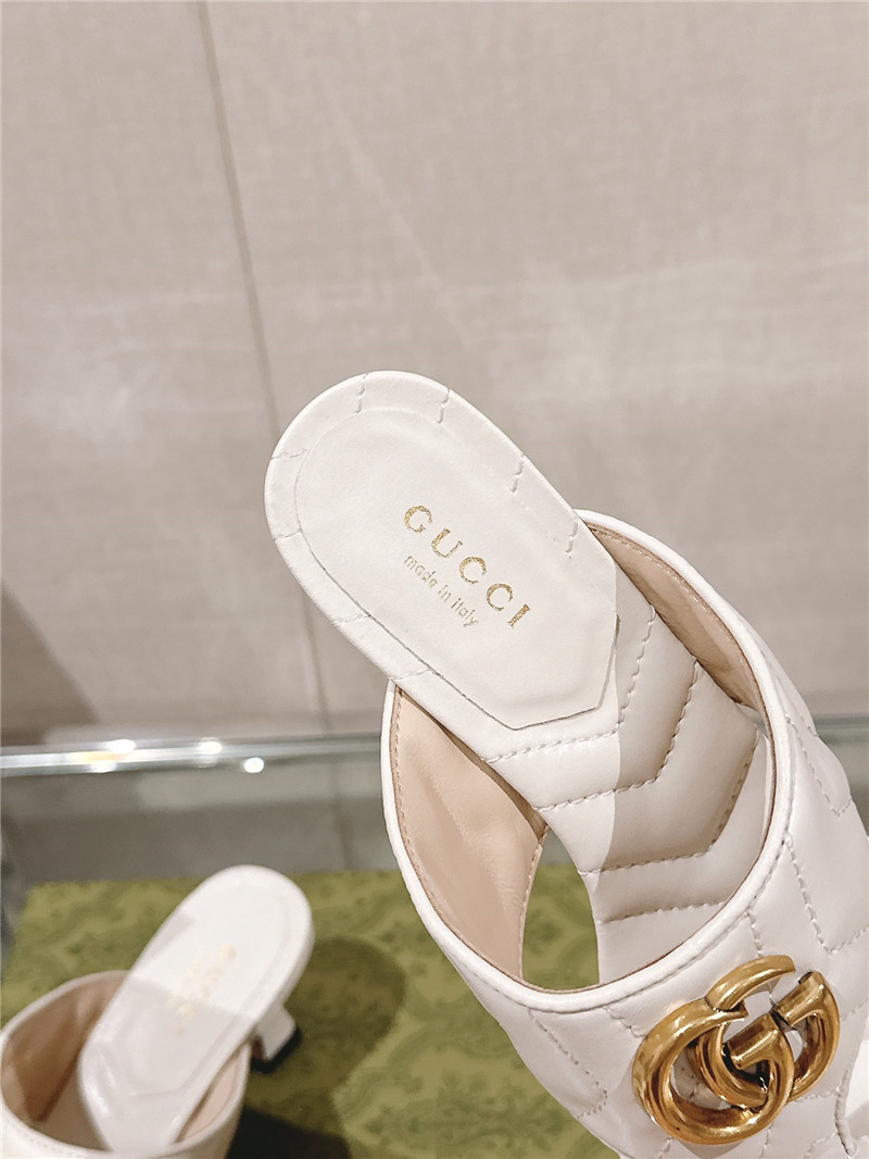 Gvc*1 gg 55mm matelassé mules